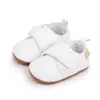 Born bébé chaussures garçon fille classique en cuir en cuir semelle antislip tout-petit les premiers promeneurs infantile mocassins 240425