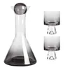 Bar Tools Modern European Italian Light Luxury Home Goblet Red Wine Glass Triangle Pot Decorative Home Accessories 240426