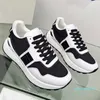 15A Casual New Designer Buts Men Buty damskie skórzane koronkowe snezynki Sneaker Platforma Platforma Running Treners Grube Solled Woman Gym Sneakers Duży rozmiar 35-42-45 z