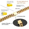 Strands HIP Heavy Miami Cuban Chain Mens 316L Stainless Steel Necklace 8/10/12mm Necklace Jewelry Gift 240424
