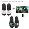 Women Custom Pattern Slippers American flag Print Summer Fashion Slide Sandals Outdoor Nonslip Beach Shoes Platform Flip Flops 240415