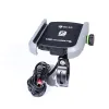 Держатель телефона для мотоциклов для зарядных устройств с помощью кронштейна с рулем USB -зарядного устройства для автомобильного мотоциклета GPS Stand для мобильного телефона 3,57 дюйма