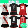 2024 River Plate Kids Kit voetbaltruien Herrera Barco Fernandez Solari M. Lanzini Palavecino 23 24 Home Away 3rd Child Football Shirts