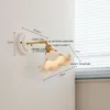Wall Lamps Modern LED Lamp Ceramic Canopy Lampshade Copper Arm Socket Bedroom Bathroom Mirror Staircase Home Indoor