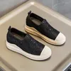 Casual Shoes 7cm Air Mesh äkta läder Chunky Sneakers Vulcanized Platform Wedge Spring Breattable Women Summer Hollow Comfort Shoe