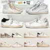 Goldenlies Gooselies Goodes Sneakers Femmes Luxury Classic Sneakers Nouvelles sorties Casual Shoe Super Star Sequin White Do Old Dirty Designer Taille 35-45 HB82