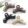 Klammern neue matte Haarklammern Vintage Ribbon Bogen Haarkrallen Krabben Kopfbedecke Haarnadel Hai -Pferdeschwanz für Frauen Haarzubehör Barrettes Y240425