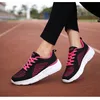 Free Shipping Men Women Running Shoes Mesh Lace-Up Breathable Black Pink Purple Grey Mens Trainers Sport Sneakers GAI