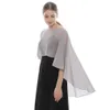 Schals Womens Soft Chiffon Capes Schal Ladies Abend Hochzeit CAPES Achselzucken Damen Braut leichten langen Schal und Wraps Kleid Deck D240426