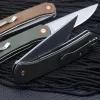 Zubehör Freetiger Klappmesser D2 Blade Micarta Handle Outdoor Camping Survival Wanderfischerei EDC -Werkzeuge Küche Kleinmesser FT956