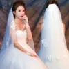 Wedding Hair Jewelry 2 Layer Wedding Veils Appliques Wedding Accessory Short Bridal Veil With Comb 80cm Length