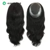 토퍼 Q6L 7x9 16 "레이스 전면 머리 토퍼 Q6 프랑스 레이스 PU베이스 스트레이트 버먼 remy human human human hair toupee for Woman