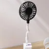 Electric Fans Handheld Fan Usb Rechargeable Silent Cooling Power Bank Mini Play Plug Fans Summer Wireless Outdoors for Travel