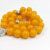 Tasbih Yellow Resin beads bracelet ambers color turkish jewelry accseeories islamic misbaha necklace Rosary bead muslim Gift 240415