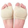 2024 Tampons à manches métatarsiennes en silicone Half Toe Sole Bunion Forefoot Gel Pads Cushion Half chausse