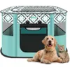 Cat Carriers Crates Houses Portable Pet Game Pen Foldable Sports Game Tent 240426