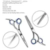 Tesoura de cabelo befraicão de cérebro de 6 polegadas Ferramenta de moda fina clipe de cabelo de aço inoxidável clipe de cabelo de cabelo comum lâmina de dente plana q240426