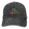 Ball Caps Multicolor Hat Peaked Women's Cap Skater Frog Personalized Visor Protection Hats