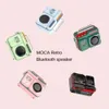 Retro Radio Cassette Shape Bluetooth Speaker Outdoor Portable MOCA Small Sound