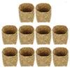 Storage Bags 10 Pcs Mori Gift Box Organizers Baskets Hand-woven Small Straw Organizing Handmade Mini Candy Lipstick