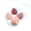 4pcs Makeup Sponge Powder Puff sécher et humide combinant de beauté combinée Boule cosmétique Fondation poudre poudre conduite