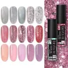 Nagellack lilycute 5 ml naken glitter nagelgel polska paljetter uv gel nagellack blöt av långvarig nagelkonst gel naglar polska y240425