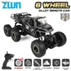 Elektrik/RC Araba ZWN 1 12 RC Işık ve Şarjlı Araç 2.4G Kablosuz Uzaktan Kumanda Alaşım Arabası Off-Road Kamyon Toyl2404