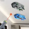 Electric/RC Car Rc car infrared laser stunt tracking wall and ceiling climbing light remote control drift car electric anti gravity car boy toyL2404