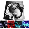 Мужские шорты Scorpion Design Mens Beach Shorts Fitness Quick Drying Sumisuit Fun Street Fun 3D шорты мужская детская одежда Swimtrunk J240426