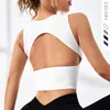 Yoga -outfit sexy dames sport beha plus size crop topvorming ondergoed ondergoed push omhoog nylon fitness naadloos bralette tank vest