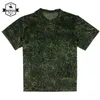 戦術的なTシャツ戦術的な新しいユニフォームTシャツメンズ戦闘カモフラージュ衣類屋外カラーブレットトレーニング高速乾燥ネット大きなTシャツメンズ夏240426