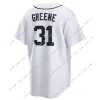 Nova camisa de beisebol personalizada Miguel Cabrera Javier Baez Riley Greene Home Away Jersey Men Mulheres Juventude