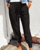 Damesbroek Oversize Casual Women Trousers Jogger Spring Summer volledige lengte Harem Fashion Leopard Print High Taille