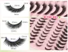 3D Mink False Eyelashes Squint Fly Fox Women Beauty Makeup Fake Eye Lashes Handgjorda naturliga förlängning Mjuka fransar 30pairs i en låda