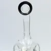 Hookahs 8,6 polegadas poroso buraco de minhocas e pneus de cor de vidro inferior com cor de vidro com tigela de 14 mm de 14 mm