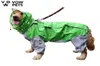 Animal de compagnie grand chien arc-de-papier vêtements imperméables pour la combinaison de combinaison coulée de pluie combinaison calemps Labrador Golden Retriever 2021 Appare7297570
