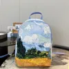 10A Fashion Designer Bag Duffel Rucksack Unisex Handtasche Marke Duffle Van Malbeutel Gogh Öl Schulter Paare Männer Luxushandtaschen Ba Hfpu