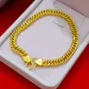 Beaded 3D True Gold 18K Rose Bracelet 999 Pure AU750 Exquisite Womens Beads Jewelry Customized Gift Real Picture