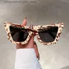 Sunglasses Retro Cat Eye Sunglasses 2024 Fashionable Extra Large Butterfly Sun Visors Luxury Brand Design UV400 Sunglasses Q240425