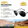 LIOUMO Top Quality Aviation Sunglasses Men Polarized Driving Glasses Women Fashion Pilot Goggles Anti- lentes de sol hombre 240410