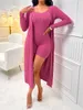 Tute da donna Cinessd inverno abbigliamento in stile sexy 2024 Abito da tuta con fionda di colori solidi