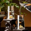 Wine Glasses Sake Double Shochu Crystal Cup Glass Hard Liqueur Foil High-end Liquor Luxury Bottom Gifts Bar Vodka Gold Tea