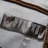مصمم الجينز الجينز جينز طويل سراويل عالي الجودة جينز جينز العلامة التجارية أزياء الشارع