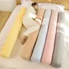 Kudde Macaroon Color Neck Roll Memory Foam Pillow Bolster Pillows Support för Sleeping Bed Ben Back and Yoga
