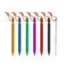 Abris 10pcs / lot 18 cm en aluminium en alliage en alliage de casse de tente de tente jardin nail moulu