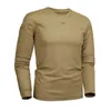 Camisetas táticas Camisa de roupa militar tática Camisa masculina seca rápida de mangas compridas Militares Militares Chaques Casuais Casual Camiseta Camise