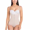 Damesjaberse driehoek bodysuit met ritsbanden buikregeling body shaper buik dubbele taille trainer bulifter vrouwen