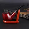 Wooden color Acrylic Resin Hand Tobacco Cigarette Smoking Pipe Filter Flower Patterns Tool Accessories 4 Styles
