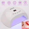 Kits Professional Portable Nail Lamp 48W UV LED -nageltork för härdning av gelpolska med smart sensor manikyr nagel torktumlare snabb torrlampa