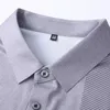 T-shirts masculins Mlshp Sous-weave masculine Polo Polo Luxury Summer Summer Business Casual Casual Simple Classic Mens T-shirt J240426